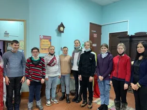 На выставке "Предания русской старины"